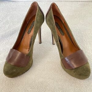 NINE WEST suede heel 6 1/2